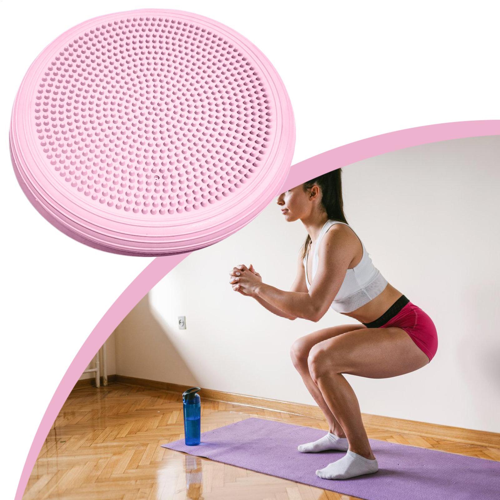 Exercise Disc Inflatable - Balansschijf Opblaasbaar massagekussen Antislip opgeblazen wiebelkussen
