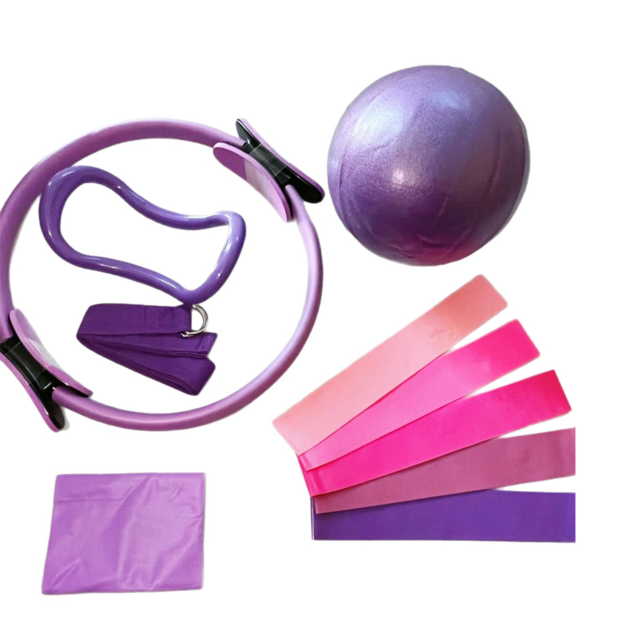 Pilates Yoga Logo - Aangepaste LOGO 5-delige Home Gym Weerstand