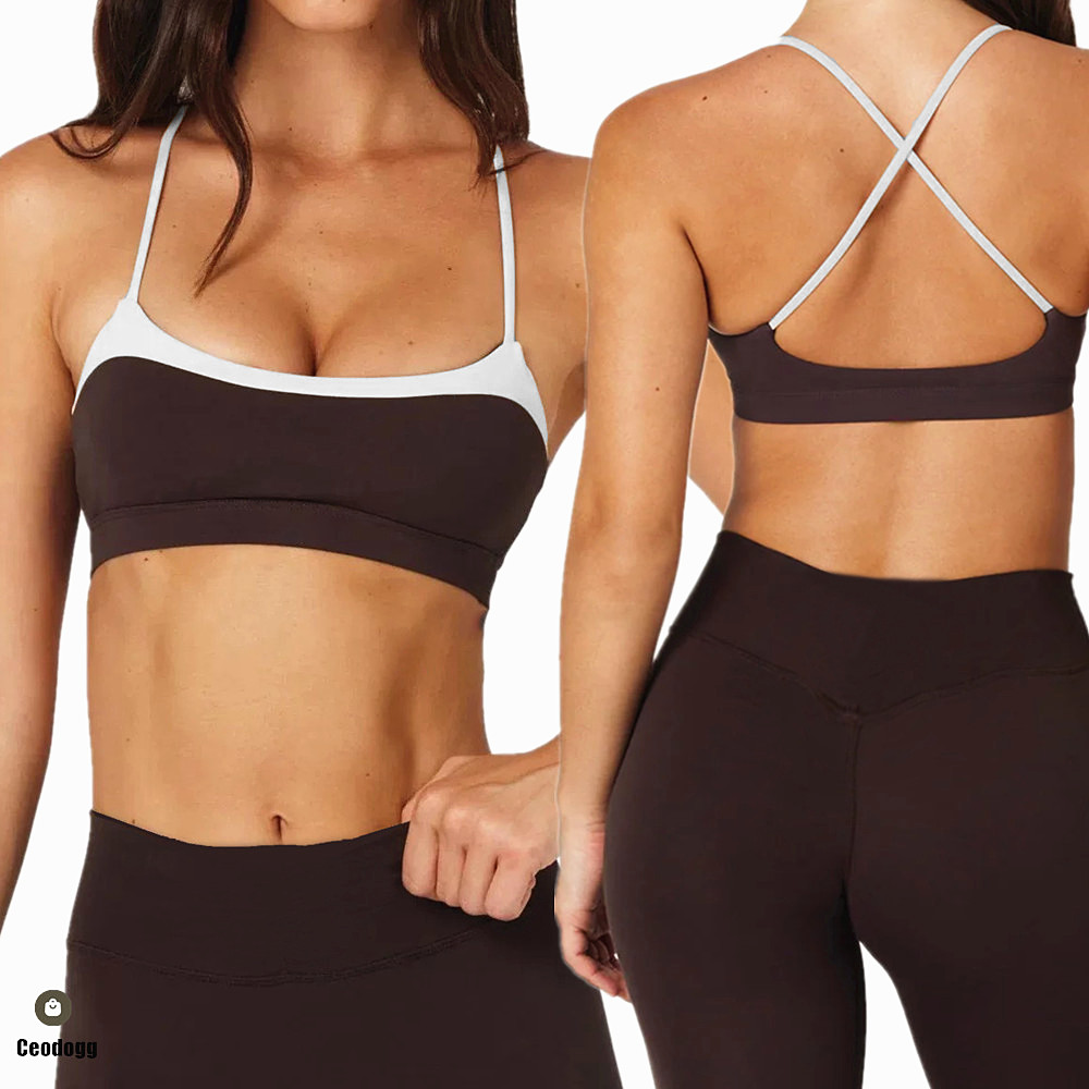 Pilates Yoga Outfit - Pad Yoga BH voor dames Broeken
