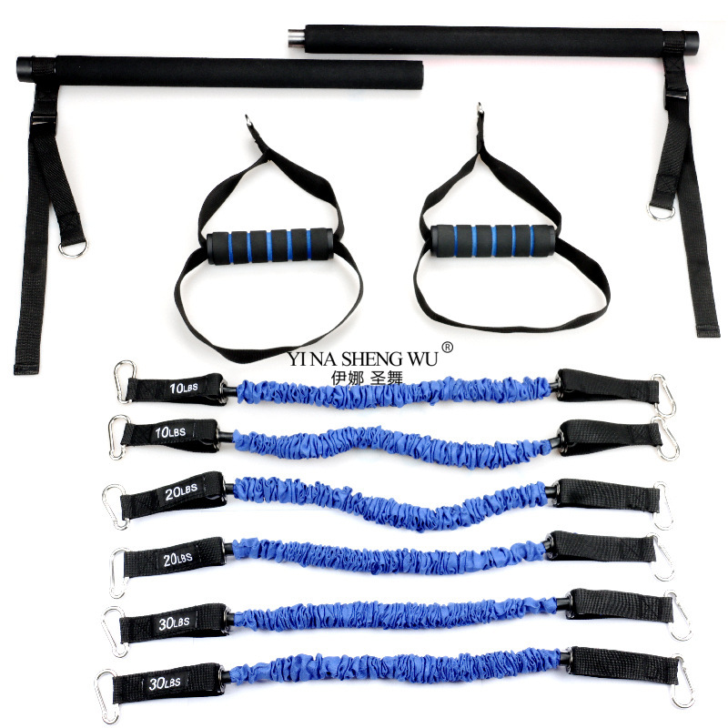 Pilates And Yoga Combined - Multifunctionele verstelbare Pilates-hengel, elastisch touw, anti-breuk
