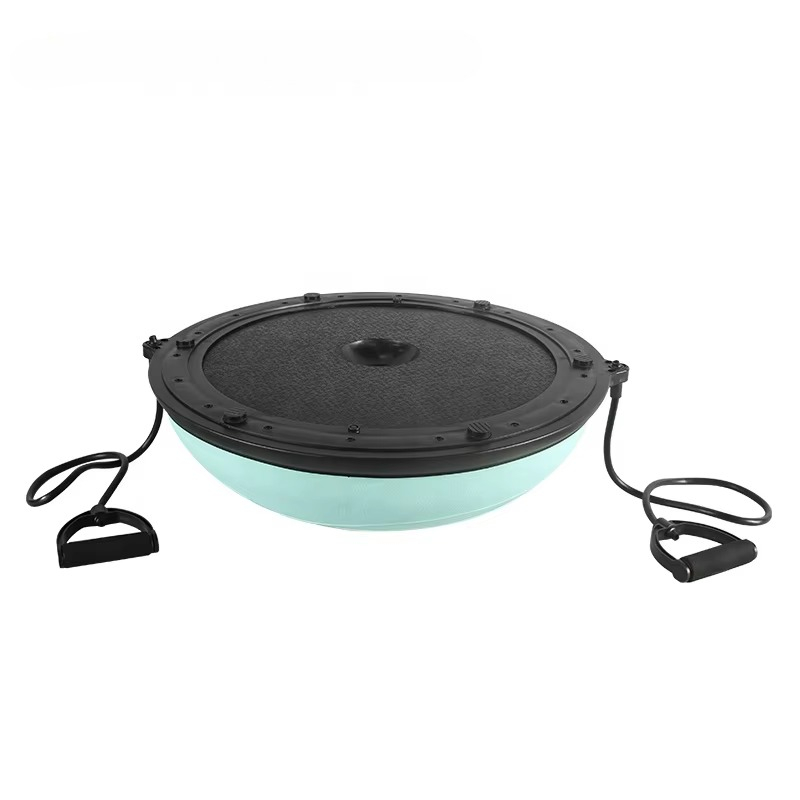 Logo PVC balansbal met weersta - Pilates Yoga Logo recensie en prijs