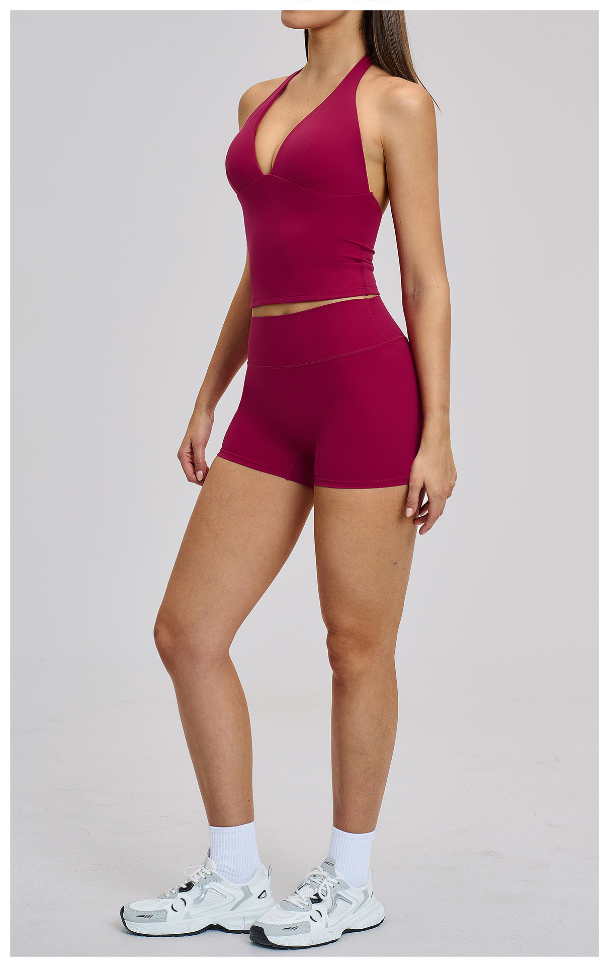 Sexy V-hals mooie rug hoge tai - Pilates V Yoga recensie en prijs
