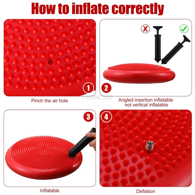 13,5 inch / 34 cm opgeblazen w - Exercise Disc Inflatable recensie en prijs