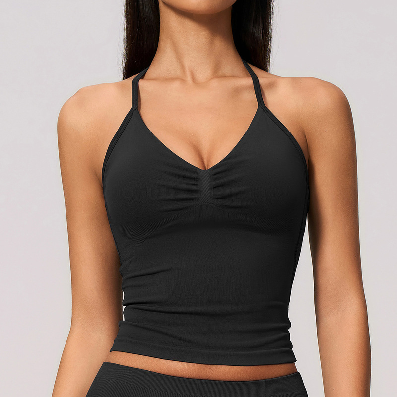 Naadloze yoga-tanktop met halt - Pilates V Yoga recensie en prijs
