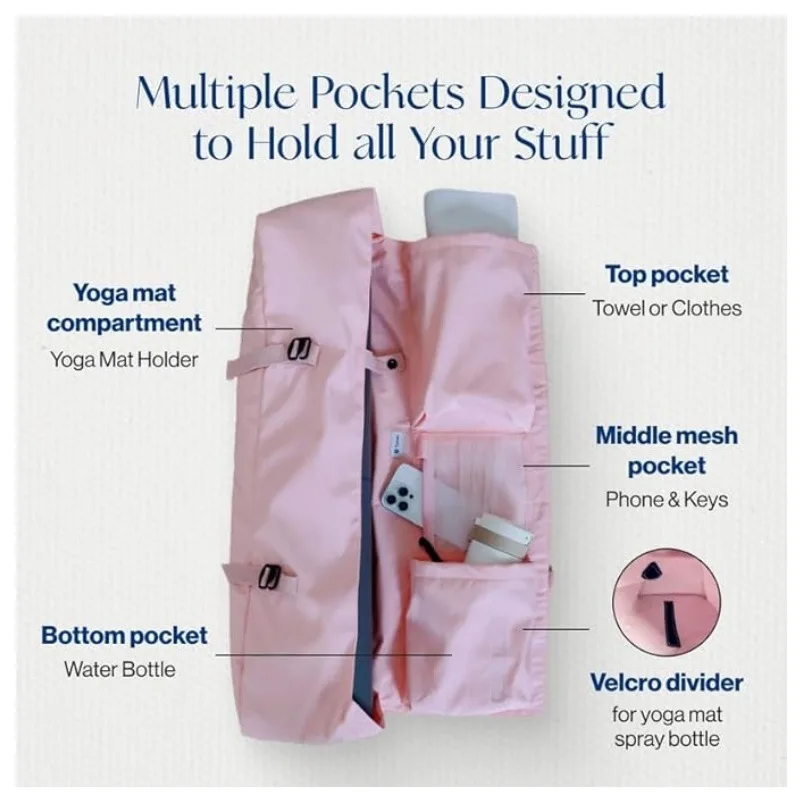 Yogamattas met waterfleszak en - Yoga Mat Bag Carrier recensie en prijs