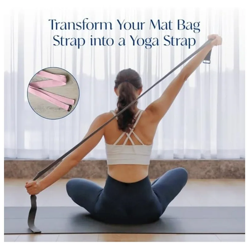 Yogamattas met waterfleszak en - Yoga Mat Bag Carrier recensie en prijs