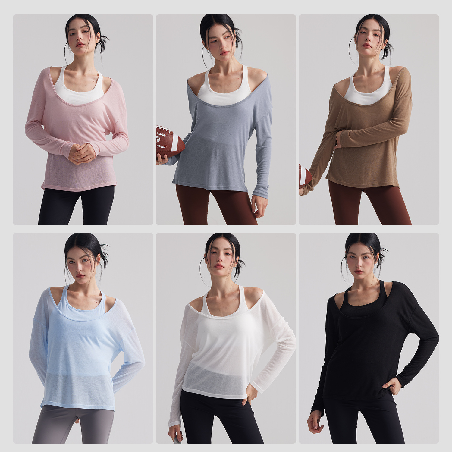Dames loszittende semi-transpa - Pilates Yoga Outfit recensie en prijs