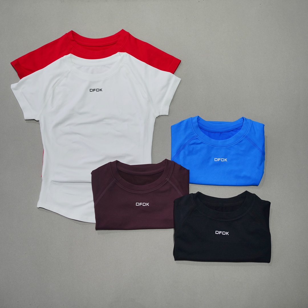 DFDK Dames elastisch slank T-s - Pilates Yoga Wear recensie en prijs