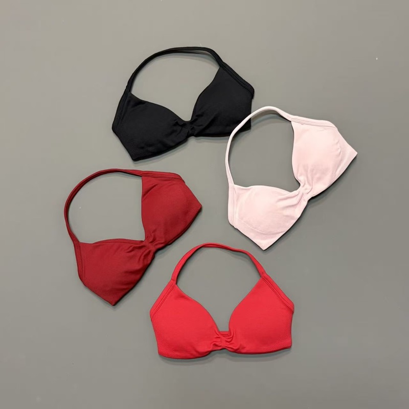 Dames Halter Sportbeha V-hals  - Yoga Strap Cotton recensie en prijs