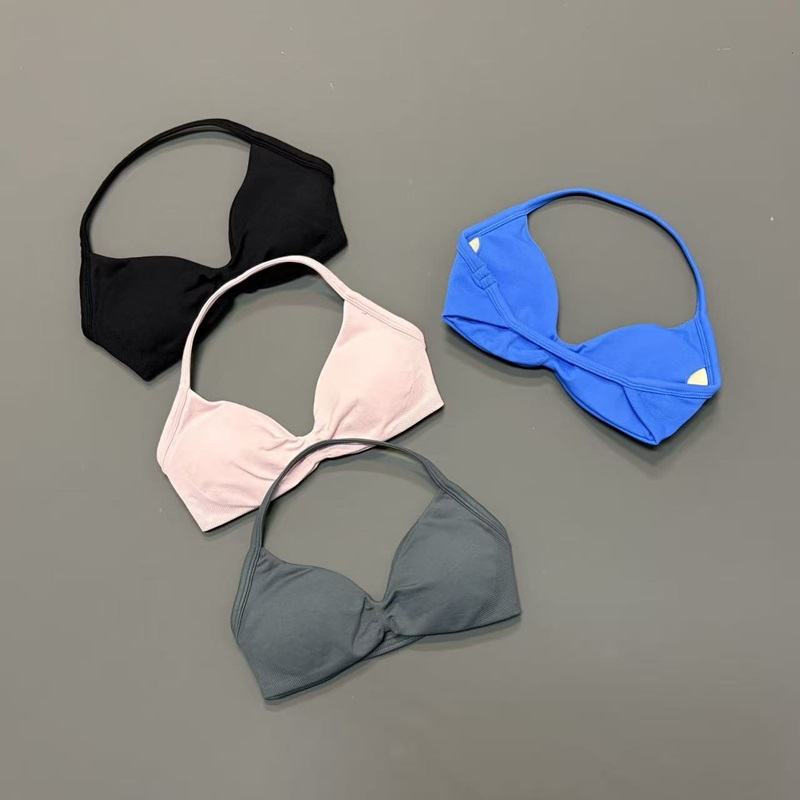 Dames Halter Sportbeha V-hals  - Yoga Strap Cotton recensie en prijs