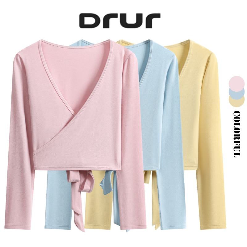 DRUR Lange Mouwen Wrap Yoga To - Pilates V Yoga recensie en prijs